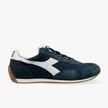 Diadora Heritage Equipe H Platene Stone Wash Tmavomodre - Panske Tenisky